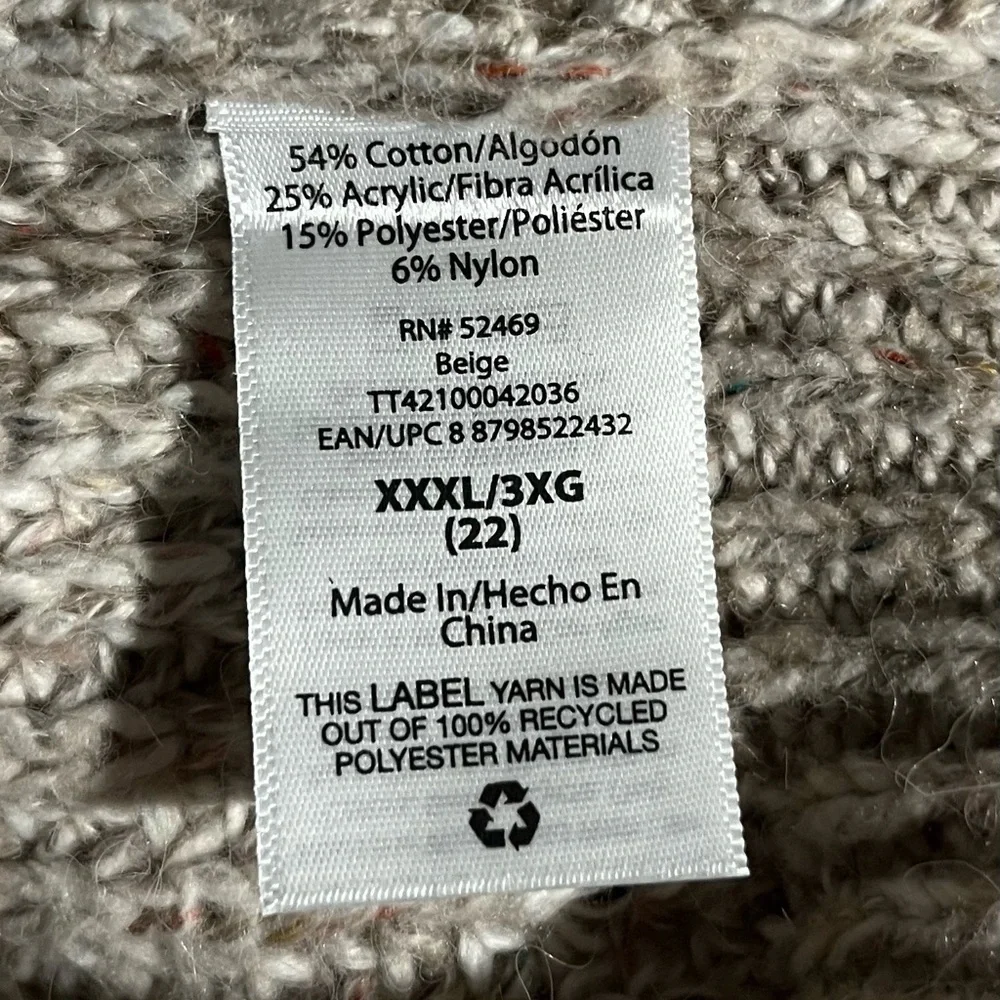 Time and Tru Women’s Plus Size Sweater